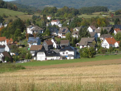 Blick auf Holzhausen
